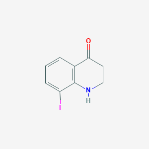 molecular formula C9H8INO B3051315 8-Iodo-2,3-dihydroquinolin-4(1H)-one CAS No. 328546-78-7