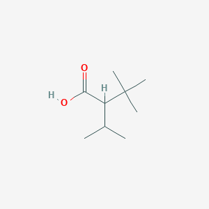 molecular formula C9H18O2 B3051332 t-Butyl-isopropylacetic acid CAS No. 3302-11-2