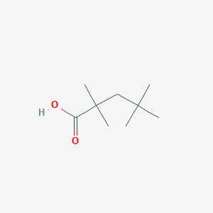 molecular formula C9H18O2 B3051333 2,2,4,4-Tetramethylpentanoic acid CAS No. 3302-12-3