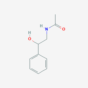 molecular formula C10H13NO2 B3051336 N-(2-hydroxy-2-phenylethyl)acetamide CAS No. 3306-05-6