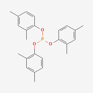 molecular formula C24H27O3P B3051339 Tris(2,4-dimethylphenyl) phosphite CAS No. 33073-05-1