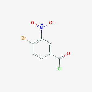 molecular formula C7H3BrClNO3 B3051401 4-溴-3-硝基苯甲酰氯 CAS No. 335015-51-5