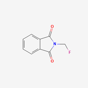 molecular formula C9H6FNO2 B3051412 2-(Fluoromethyl)-1H-isoindole-1,3(2H)-dione CAS No. 33551-68-7