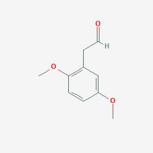 molecular formula C10H12O3 B3051417 (2,5-Dimethoxyphenyl)acetaldehyde CAS No. 33567-62-3