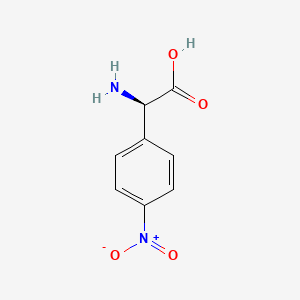molecular formula C8H8N2O4 B3051437 (R)-2-Amino-2-(4-nitrophenyl)acetic acid CAS No. 336877-75-9