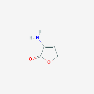 molecular formula C4H5NO2 B3051438 3-Aminofuran-2(5H)-one CAS No. 33693-56-0