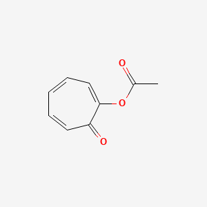 molecular formula C9H8O3 B3051442 2-Acetoxytropone CAS No. 33739-54-7