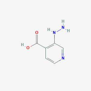 molecular formula C6H7N3O2 B3051472 3-肼基异烟酸 CAS No. 339364-15-7