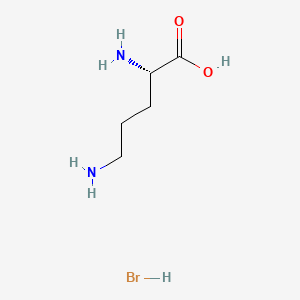 molecular formula C5H13BrN2O2 B3051474 L-Ornithine monohydrobromide CAS No. 33960-23-5