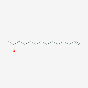 molecular formula C14H26O B3051475 Tetradec-13-EN-2-one CAS No. 33965-97-8