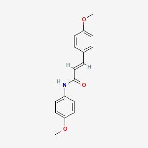 molecular formula C17H17NO3 B3051482 (E)-N,3-Bis(4-methoxyphenyl)acrylamide CAS No. 340258-61-9