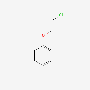 molecular formula C8H8ClIO B3051489 1-(2-Chloroethoxy)-4-iodobenzene CAS No. 340771-62-2
