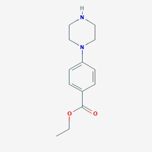 molecular formula C13H18N2O2 B030515 Ethyl 4-(piperazin-1-yl)benzoate CAS No. 80518-57-6