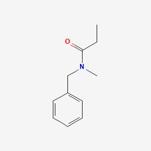 molecular formula C11H15NO B3051523 Propanamide, N-methyl-N-(phenylmethyl)- CAS No. 34317-21-0