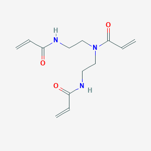 molecular formula C13H19N3O3 B3051528 2-Propenamide, N,N-bis[2-[(1-oxo-2-propenyl)amino]ethyl]- CAS No. 34330-10-4