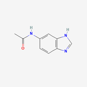 molecular formula C9H9N3O B3051537 N-(3H-benzimidazol-5-yl)acetamide CAS No. 34443-02-2
