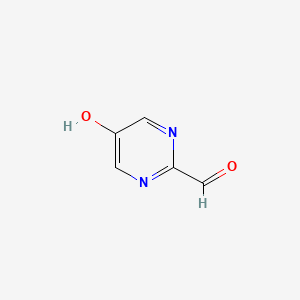 molecular formula C5H4N2O2 B3051552 5-Hydroxypyrimidine-2-carbaldehyde CAS No. 345642-88-8