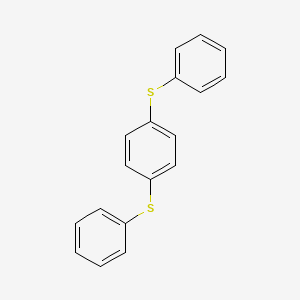 molecular formula C18H14S2 B3051556 1,4-联(苯硫基)苯 CAS No. 3459-94-7