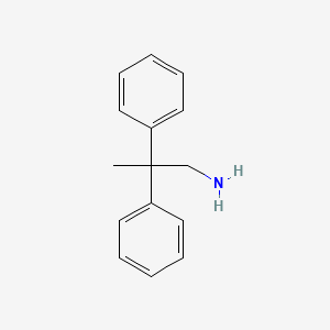 molecular formula C15H17N B3051560 2,2-Diphenylpropylamine CAS No. 34611-07-9