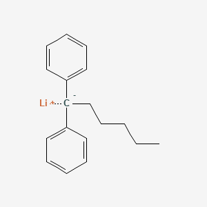 Lithium, (1,1-diphenylhexyl)-