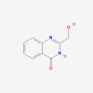 molecular formula C9H8N2O2 B3051564 2-(羟甲基)喹唑啉-4(3h)-酮 CAS No. 34637-40-6
