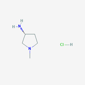 molecular formula C5H13ClN2 B3051567 (R)-1-甲基吡咯烷-3-胺盐酸盐 CAS No. 346690-76-4