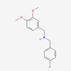 (3,4-Dimethoxybenzyl)(4-fluorobenzyl)amine