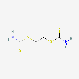 molecular formula C4H8N2S4 B3051576 Ethylene bisdithiocarbamate CAS No. 34731-32-3