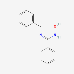 molecular formula C14H14N2O B3051588 n'-Benzyl-n-hydroxybenzenecarboximidamide CAS No. 3488-55-9