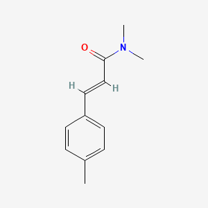molecular formula C12H15NO B3051594 N,N-dimethyl-3-(4-methylphenyl)prop-2-enamide CAS No. 34909-37-0
