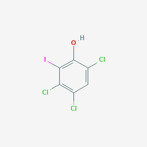 molecular formula C6H2Cl3IO B3051608 6-碘-2,4,5-三氯苯酚 CAS No. 35020-03-2