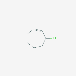 molecular formula C7H11Cl B3051610 3-Chlorocyclohept-1-ene CAS No. 35021-99-9