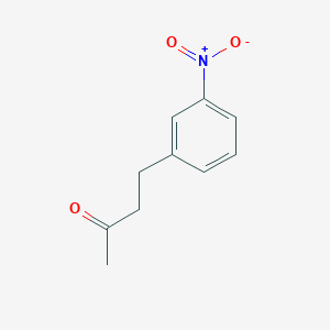 molecular formula C10H11NO3 B3051614 4-(3-Nitrophenyl)butan-2-one CAS No. 3506-81-8