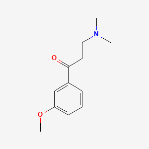 molecular formula C12H17NO2 B3051617 3-(Dimethylamino)-3'-methoxypropiophenone CAS No. 35076-32-5