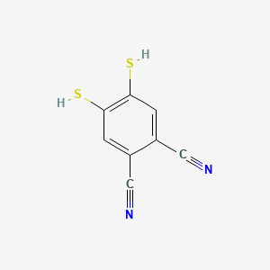 molecular formula C8H4N2S2 B3051643 1,2-Benzenedicarbonitrile, 4,5-dimercapto- CAS No. 352320-69-5