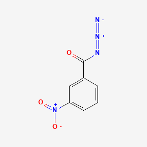 molecular formula C7H4N4O3 B3051654 m-Nitrobenzoyl azide CAS No. 3532-31-8