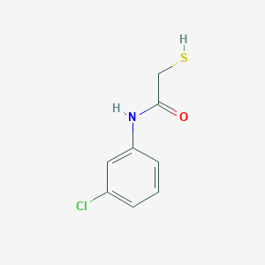 molecular formula C8H8ClNOS B3051658 N-(3-chlorophenyl)-2-sulfanylacetamide CAS No. 35331-31-8