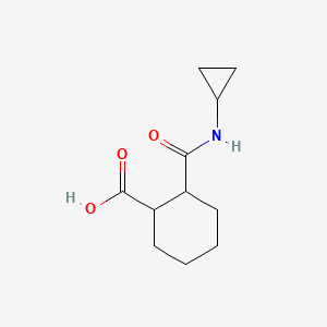 2-(cyclopropylcarbamoyl)cyclohexane-1-carboxylic Acid