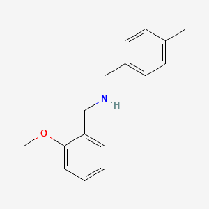 molecular formula C16H19NO B3051671 (2-Methoxybenzyl)(4-methylbenzyl)amine CAS No. 353777-77-2