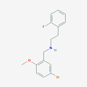 (5-Bromo-2-methoxybenzyl)[2-(2-fluorophenyl)ethyl]amine