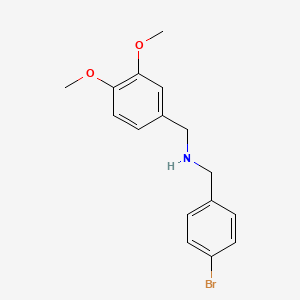 (4-Bromobenzyl)(3,4-dimethoxybenzyl)amine