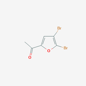 molecular formula C6H4Br2O2 B3051681 Ethanone, 1-(4,5-dibromo-2-furanyl)- CAS No. 35388-91-1