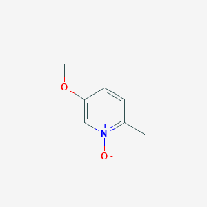 molecular formula C7H9NO2 B3051682 5-Methoxy-2-methylpyridine 1-oxide CAS No. 35392-66-6