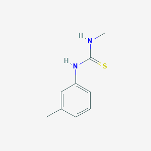 molecular formula C9H12N2S B3051705 1-Methyl-3-(3-methylphenyl)thiourea CAS No. 35524-89-1
