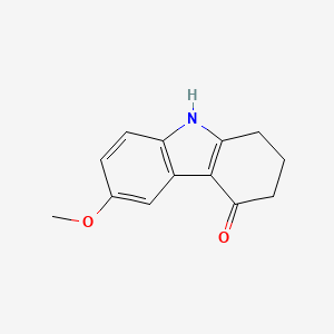 molecular formula C13H13NO2 B3051714 6-甲氧基-1,2,3,9-四氢咔唑-4-酮 CAS No. 35556-81-1