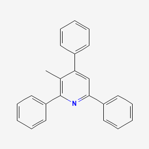 molecular formula C24H19N B3051716 3-Methyl-2,4,6-triphenylpyridine CAS No. 3558-62-1
