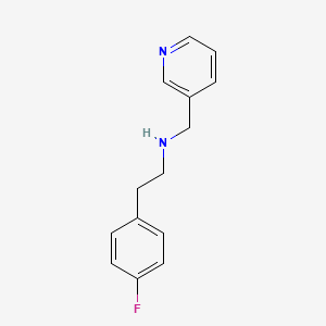2-(4-fluorophenyl)-N-(pyridin-3-ylmethyl)ethanamine