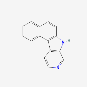molecular formula C15H10N2 B3051728 7H-Benzo(e)pyrido(3,4-b)indole CAS No. 35621-29-5