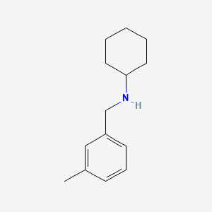 molecular formula C14H21N B3051733 N-(3-methylbenzyl)cyclohexanamine CAS No. 356530-67-1