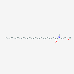 molecular formula C21H43NO2 B3051741 Octadecanamide, N-(2-hydroxyethyl)-N-methyl- CAS No. 35699-24-2